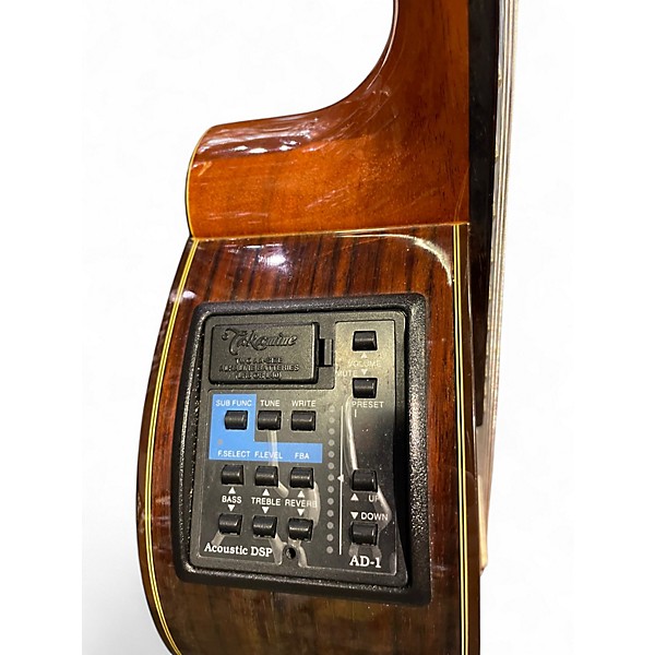 Used 2000s Takamine EC132SCX Natural Classical Acoustic Electric Guitar