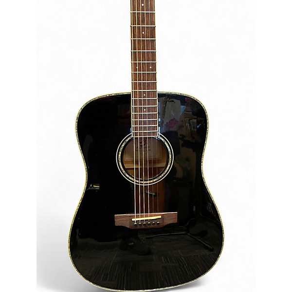 Used Breedlove Atlas Revival D/SMe Black Acoustic Electric Guitar