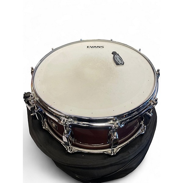 Used TAMA 6.5X14 Artwood Snare Red Drum