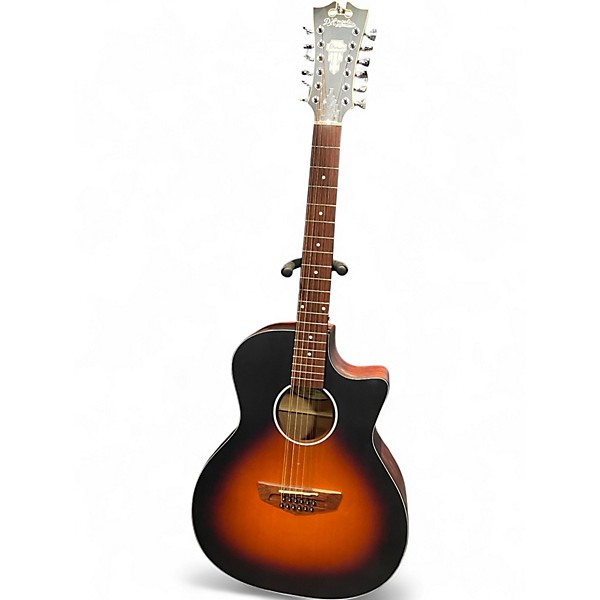 Used D'Angelico PREMIER FULTON LS BROWN BURST 12 String Acoustic Guitar
