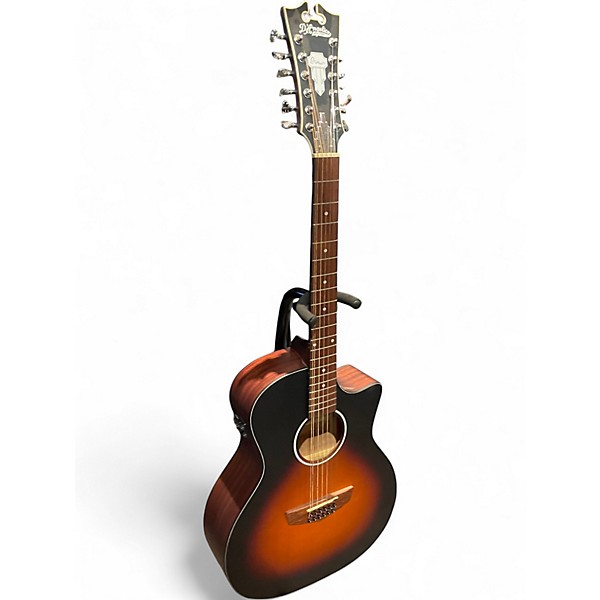 Used D'Angelico PREMIER FULTON LS BROWN BURST 12 String Acoustic Guitar