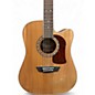 Used Washburn HD10SCE Natural Acoustic Electric Guitar