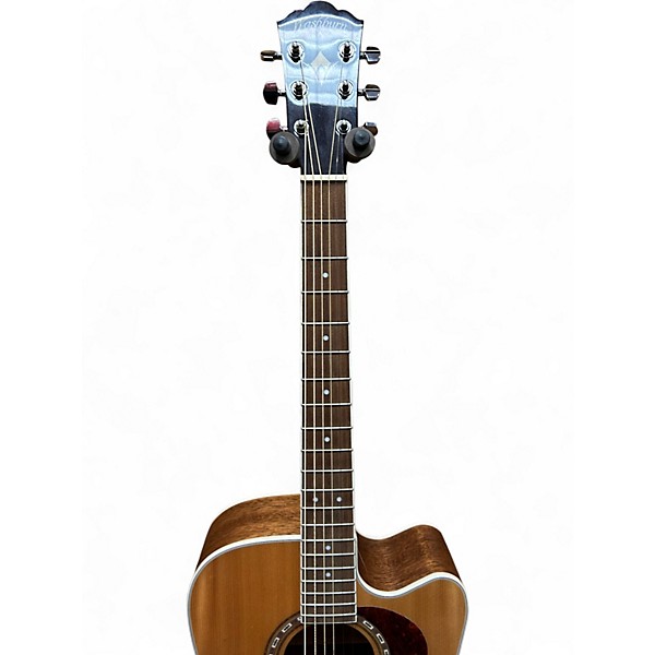 Used Washburn HD10SCE Natural Acoustic Electric Guitar