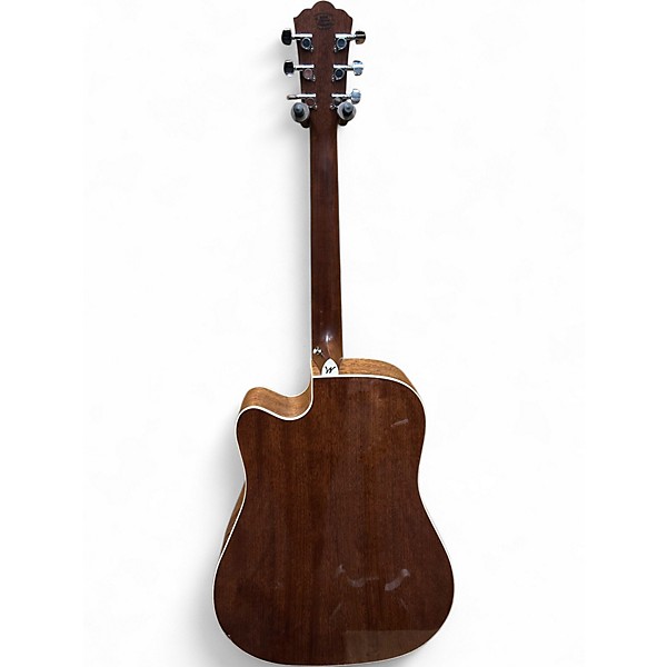 Used Washburn HD10SCE Natural Acoustic Electric Guitar