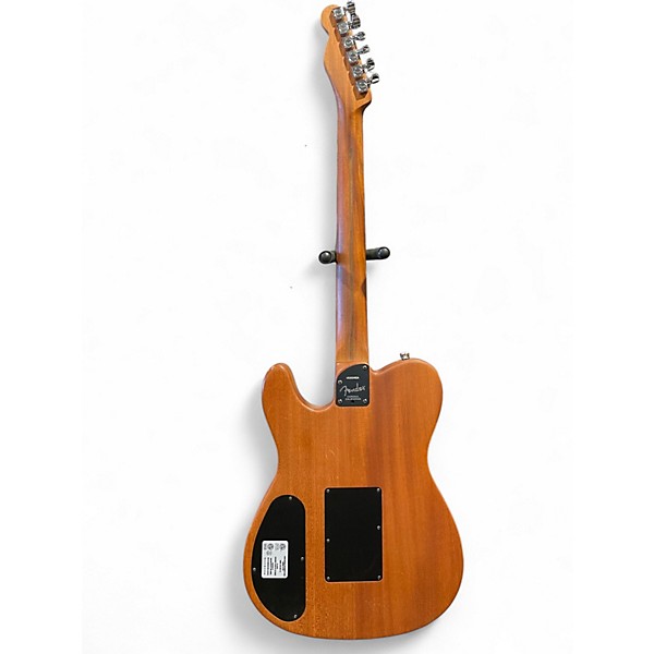 Used Fender American Acoustasonic Telecaster Surf Green Acoustic Electric Guitar