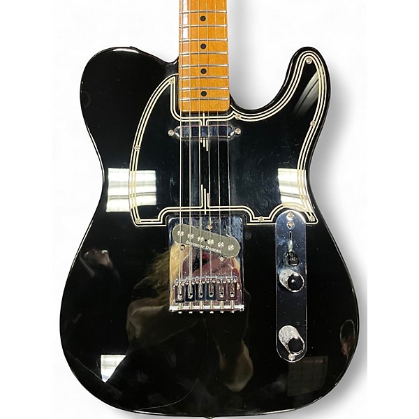 Used Fender Player Telecaster Black Solid Body Electric Guitar