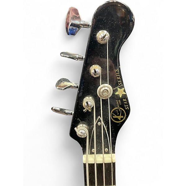 Used Kay KB-15 STAR SERIES SHORT SCALE  Black Electric Bass Guitar