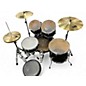 Used TAMA 5 Piece Imperialstar Complete Set Black Drum Kit