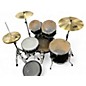 Used TAMA 5 Piece Imperialstar Complete Set Black Drum Kit