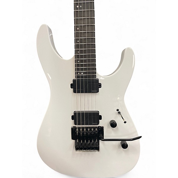 Used ESP LTD M1000 White Solid Body Electric Guitar