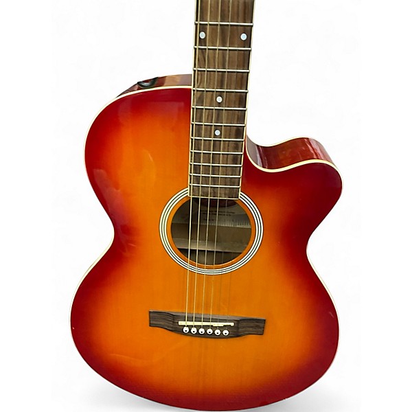 Used Stagg SW206CE-CS BROWN Acoustic Guitar