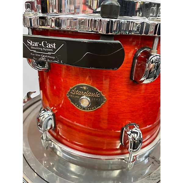 Used TAMA 6 Piece Starclassic Orange Drum Kit