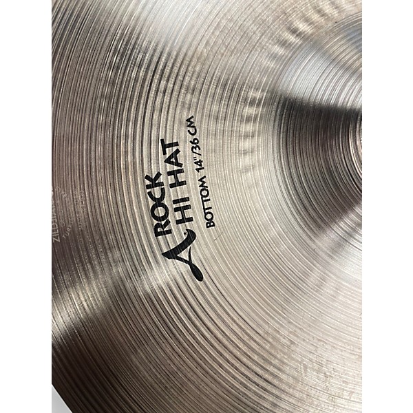 Used Zildjian 14in A Series Rock Hi Hat Pair Cymbal