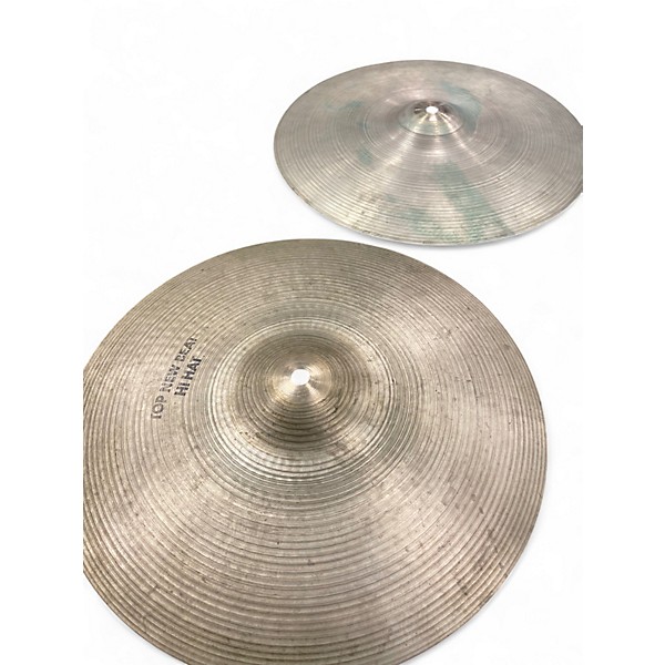 Used Zildjian 14in New Beat Hi Hat Pair Cymbal