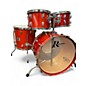 Used Rogers 4 Piece 1979 Big R Trans Red Drum Kit thumbnail