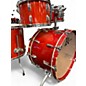 Used Rogers 4 Piece 1979 Big R Trans Red Drum Kit