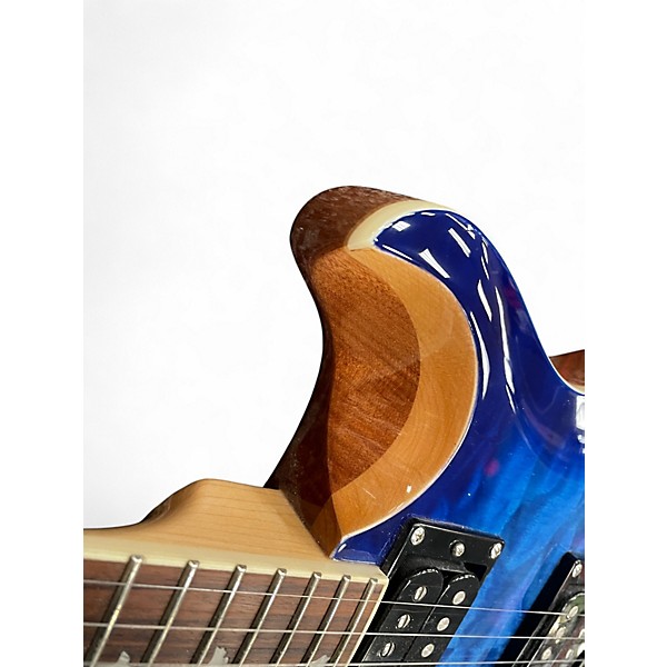 Used PRS Custom SE 24-08 Faded Blue Burst Solid Body Electric Guitar