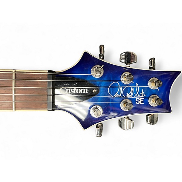 Used PRS Custom SE 24-08 Faded Blue Burst Solid Body Electric Guitar