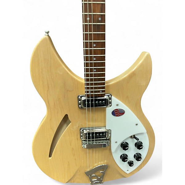 Used Rickenbacker 330 Natural Hollow Body Electric Guitar