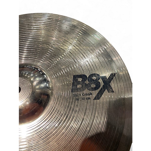 Used SABIAN 16in B8X Thin Crash Cymbal