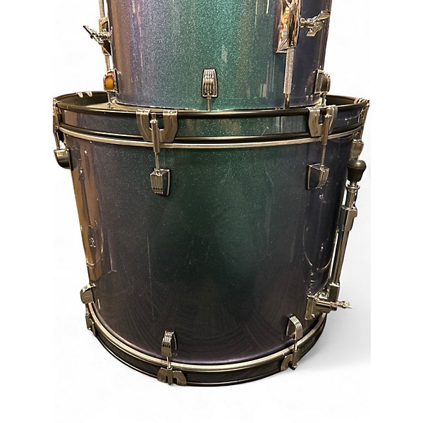 Used Ludwig 5 Piece BACKBEAT Blue Drum Kit