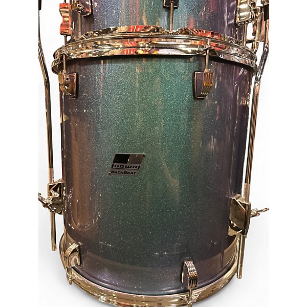 Used Ludwig 5 Piece BACKBEAT Blue Drum Kit