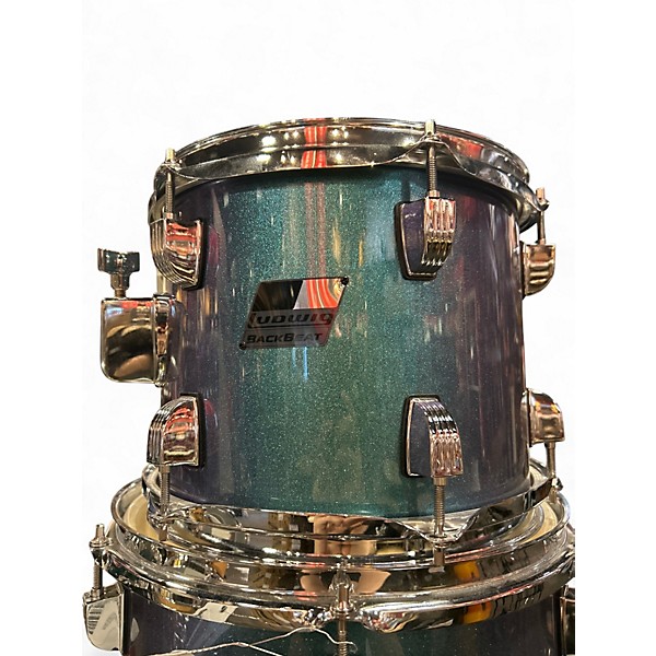 Used Ludwig 5 Piece BACKBEAT Blue Drum Kit