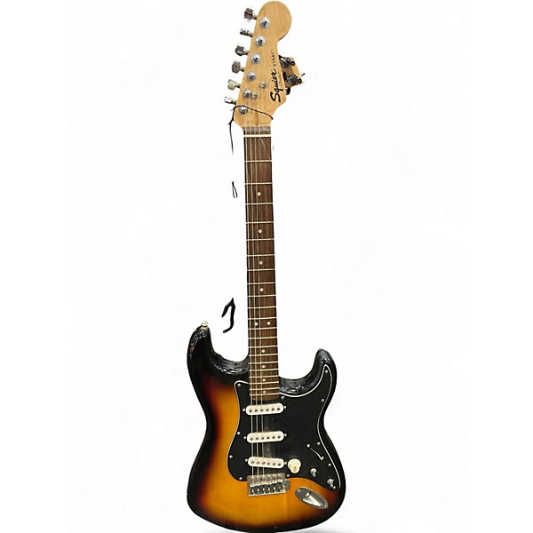 Used Squier Standard Stratocaster Burst Solid Body Electric Guitar