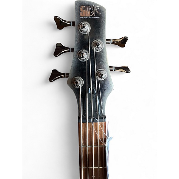 Used Ibanez SR305E Metallic Gray Electric Bass Guitar
