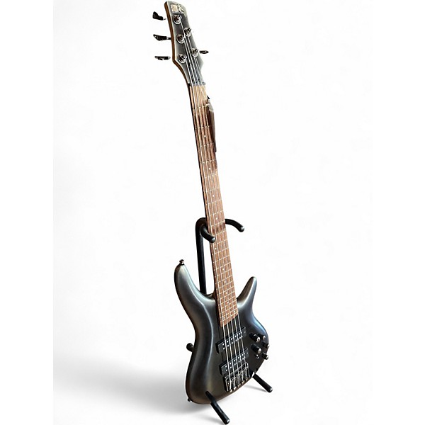 Used Ibanez SR305E Metallic Gray Electric Bass Guitar