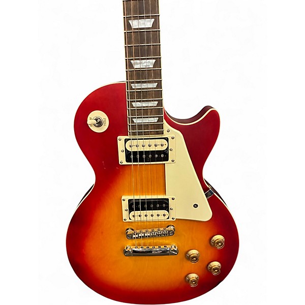 Used Epiphone Les Paul Classic 2 Tone Sunburst Solid Body Electric Guitar