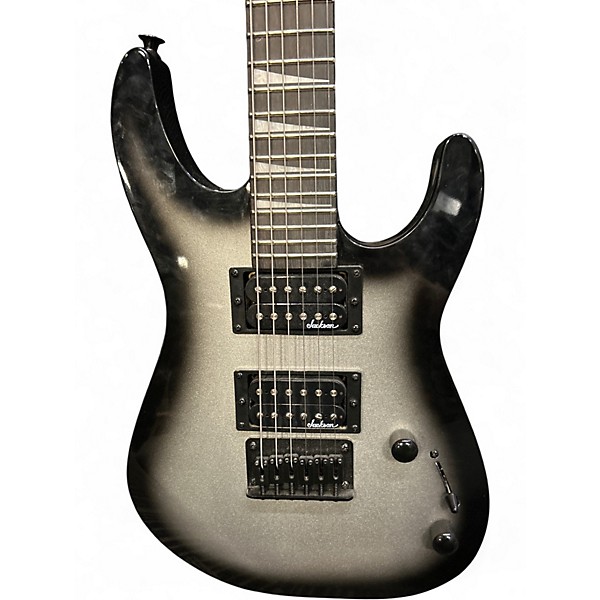 Used Jackson JS1X Minion Black and Silver Solid Body Electric Guitar