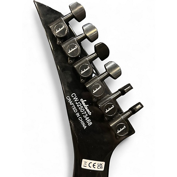 Used Jackson JS1X Minion Black and Silver Solid Body Electric Guitar