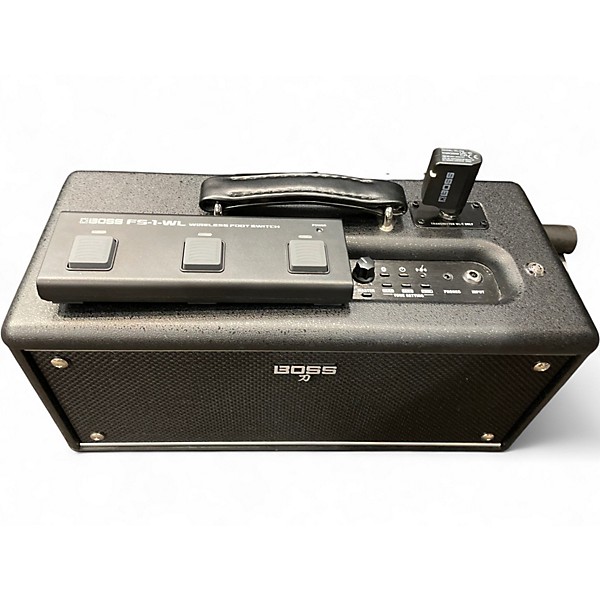 Used BOSS KATANA-AIR EX WITH FS-1-WL Battery Powered Amp