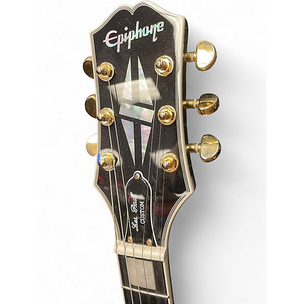 Used Epiphone Les Paul Custom Pelham Blue Solid Body Electric Guitar