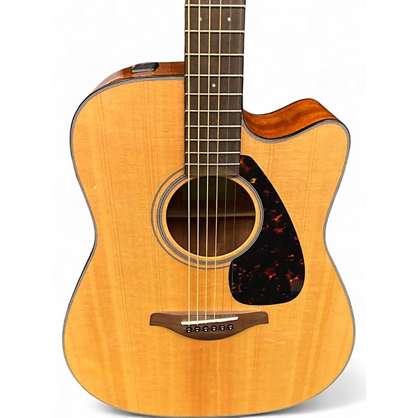 Used Yamaha FGX800C Natural Acoustic Electric Guitar