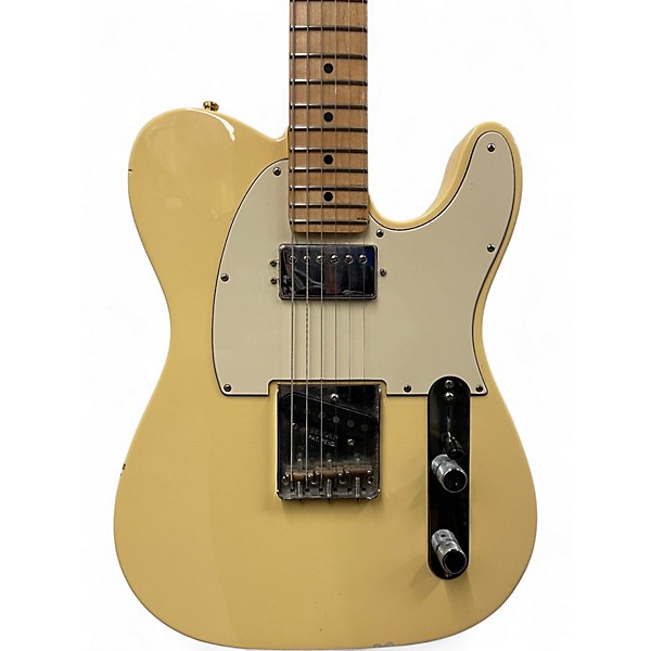 Used Fender American Performer Telecaster Hum Vintage White Solid Body Electric Guitar