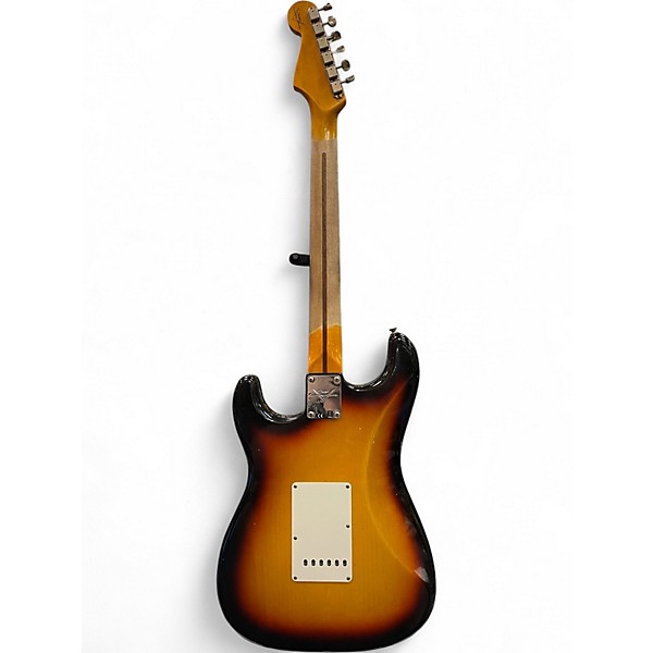 Used Fender Custom Shop 63' Journeyman Stratocaster 3 Tone Sunburst Solid Body Electric Guitar