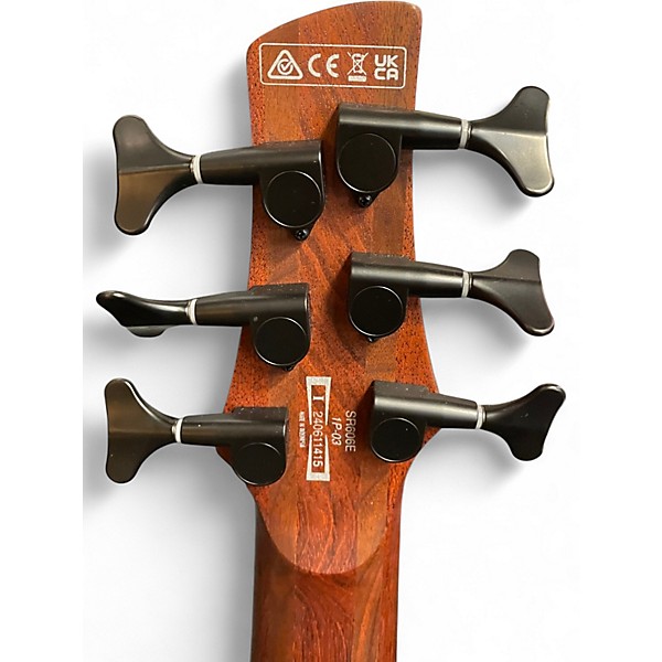 Used Ibanez SR606E Blue Electric Bass Guitar