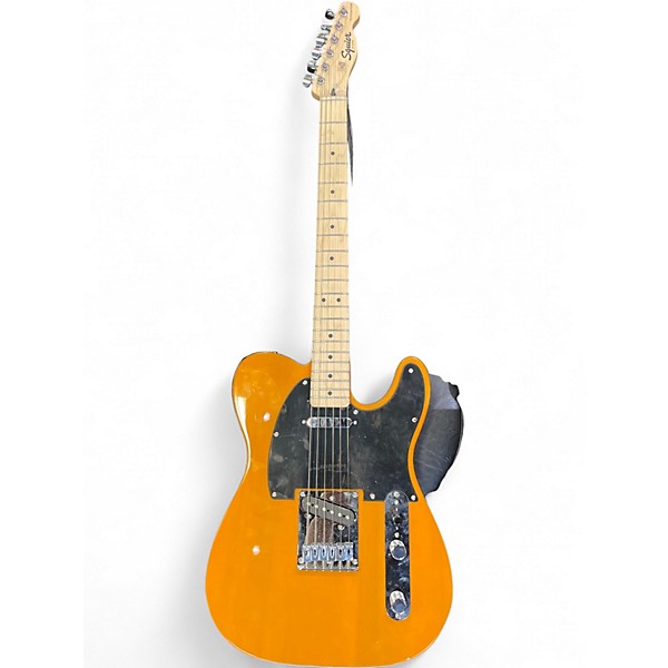 Used Squier Telecaster Butterscotch Solid Body Electric Guitar