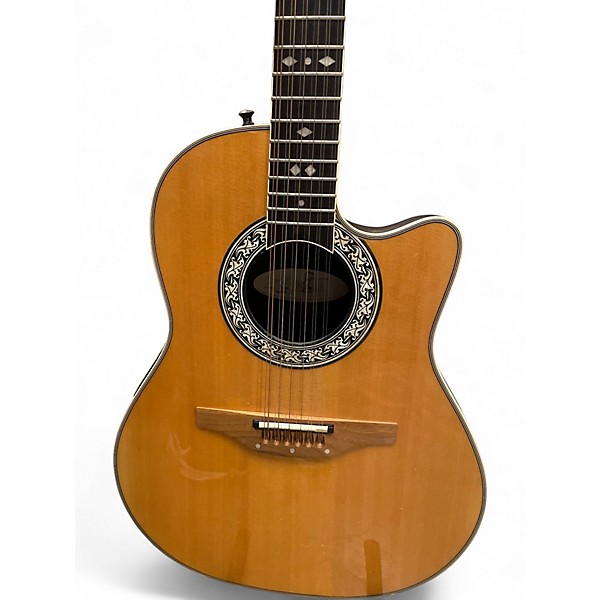 Used 1996 Ovation 1866 LEGEND Natural 12 String Acoustic Electric Guitar