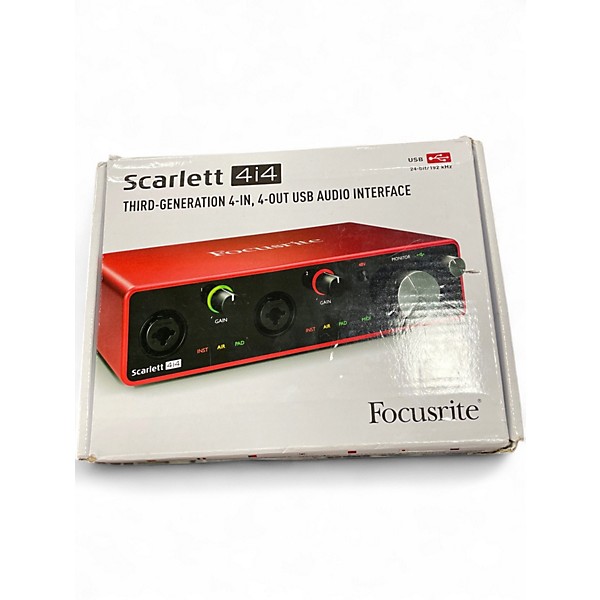 Used Focusrite Scarlett 4i4 Gen 3 Audio Interface