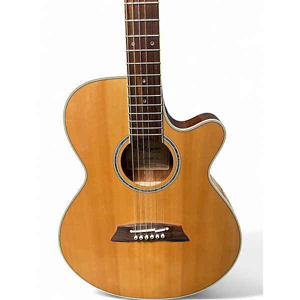 Used Takamine TSP138C Natural Acoustic Electric Guitar