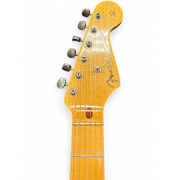 Vintage 1983 Fender 1957 Reissue Stratocaster 2 Color Sunburst Solid Body Electric Guitar
