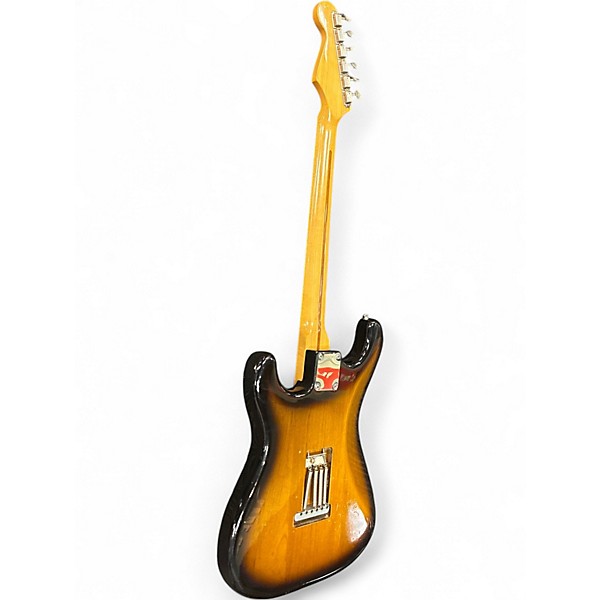 Vintage 1983 Fender 1957 Reissue Stratocaster 2 Color Sunburst Solid Body Electric Guitar