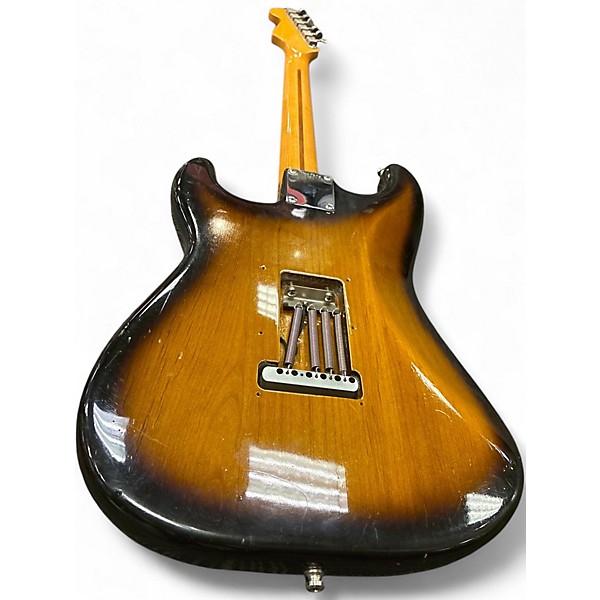 Vintage 1983 Fender 1957 Reissue Stratocaster 2 Color Sunburst Solid Body Electric Guitar