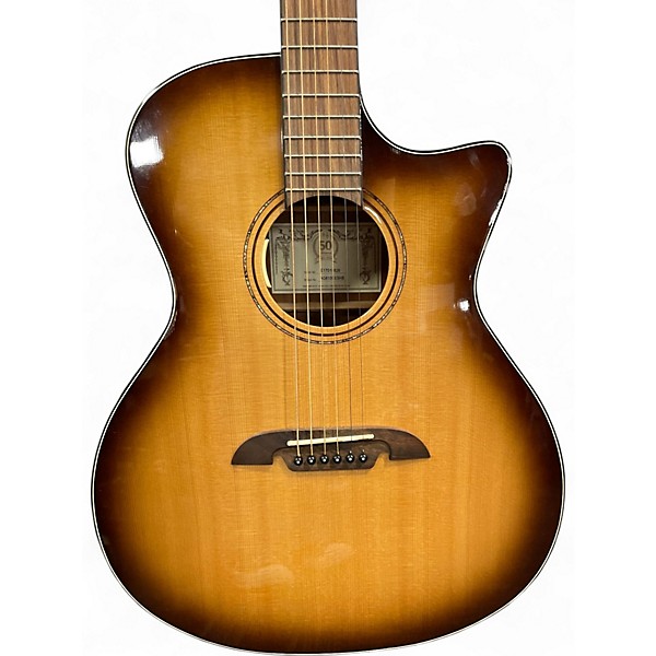Used Alvarez AG610CESHB Copper Burst Acoustic Guitar