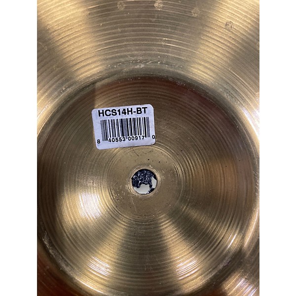 Used MEINL 14in HCS Hi Hat Pair Cymbal