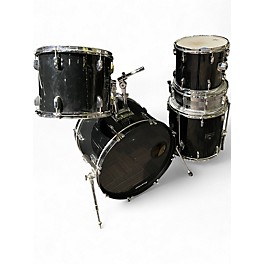 Used Groove Percussion 5 Piece 5 piece Black Drum Kit