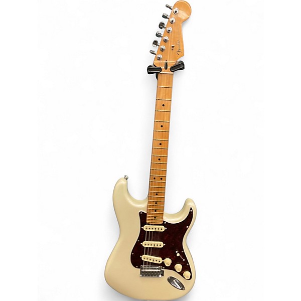 Used Fender Player Plus Stratocaster Pearl White Solid Body Electric Guitar